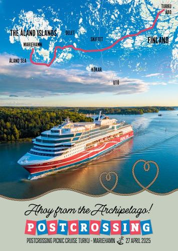 Cruise liner on the Volga River in the city of Pushkin, Russia