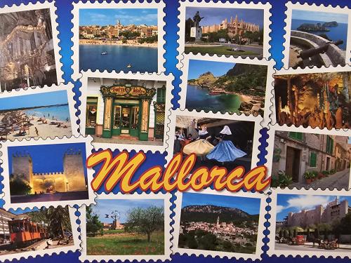 Postage stamps printed in Spain showing the city of Madrid
