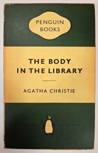 Vintage book cover with a picture of a penguin and text