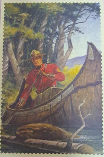 USSR - CIRCA 1988: A stamp printed in USSR shows image of a Russian soldier on a boat, circa 1988