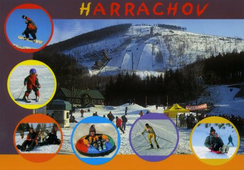 A postcard to the ski resort Harghachi.