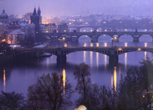 Vltava river in Prague, Czech Republic.