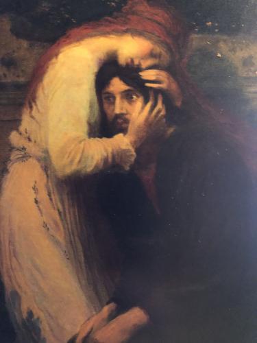Painting of Jesus Christ in the Cathedral of the Annunciation, Nazareth, Israel