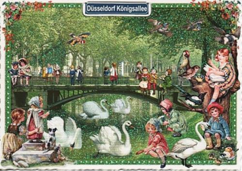 UNITED KINGDOM - CIRCA 1988: A stamp printed in United Kingdom shows image of a scene from the fairy tale, circa 1988