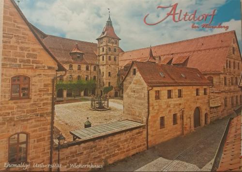 The old town of Nuremberg in Bavaria, Germany.