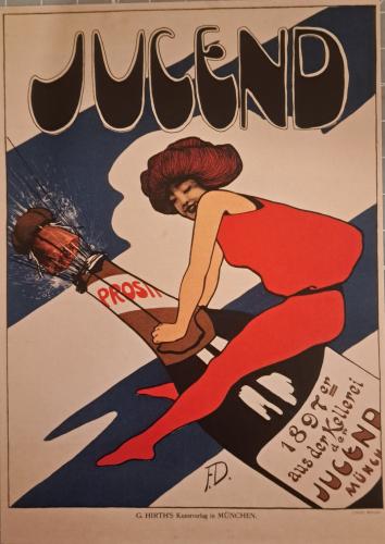 Music poster in Prague