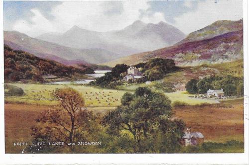 UK - CIRCA 1980: A postcard printed in UK shows image of the Lake District, circa 1980