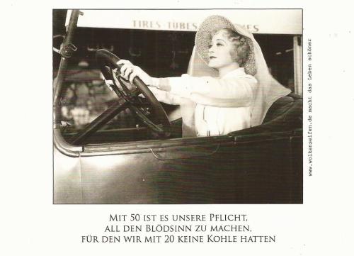 USSR - CIRCA 1960s: A postcard printed in the USSR shows a woman driving a car, circa 1960s.