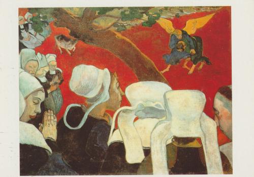 USSR - CIRCA 1980s: Postcard printed in USSR shows image of painting, circa 1980s