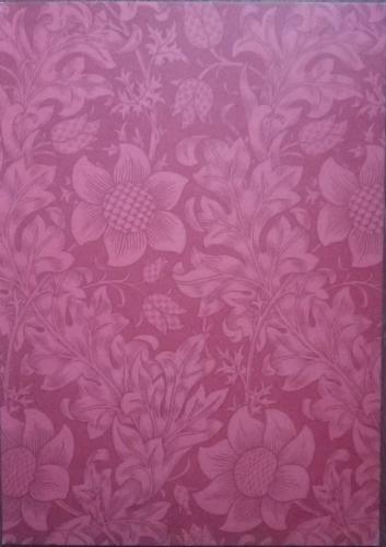 vintage background with flowers and leafs in pink and white colors