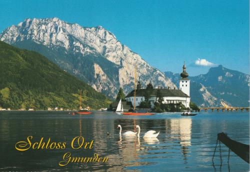 Lake Bled, Slovenia, Europe. Old postcard of Bled, Slovenia.