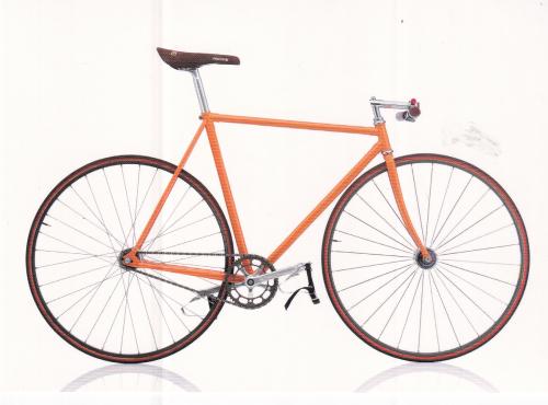 Vintage bicycle isolated on a white background, clipping path included.
