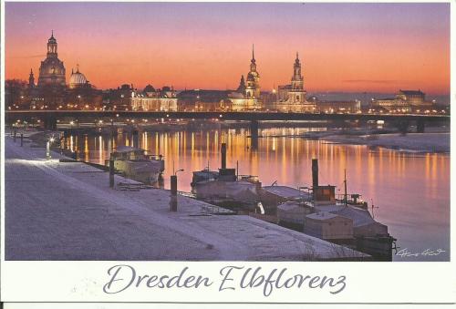 A postcard printed in Russia shows view of the city of St. Petersburg circa 1980s.