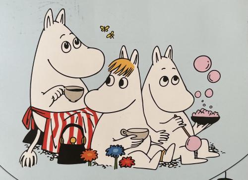 Cartoon Illustration of a Dog and Dog Couple in Love