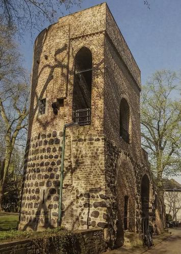 Abandoned church in the city of Kiel, Germany.