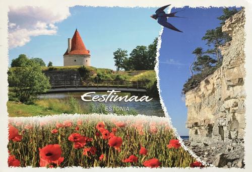 Estonia. Postcard from the series Travel to Europe.