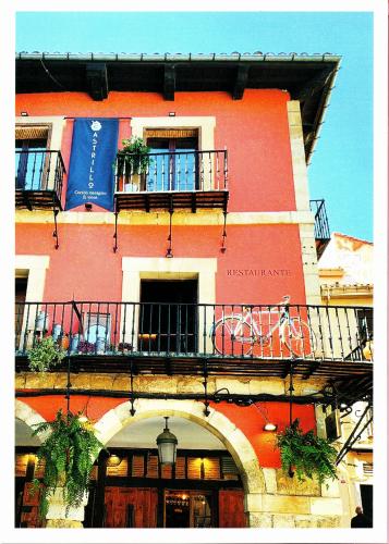 Vintage postcard of a building in Cartagena, Colombia.