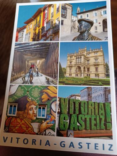 Postcard printed in Vilnius, Lithuania