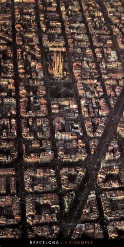 Aerial view of Paris skyline at night, France. Panoramic view.