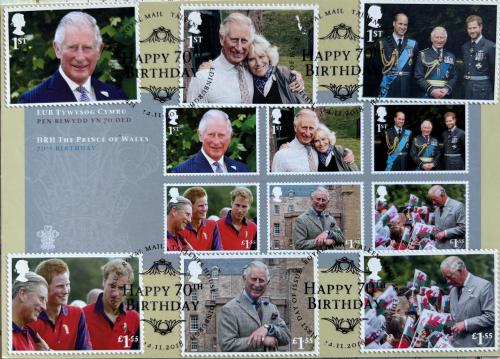 A stamp printed in East Grinstead dedicated to the 50th anniversary of the Great Britain's victory over Germany