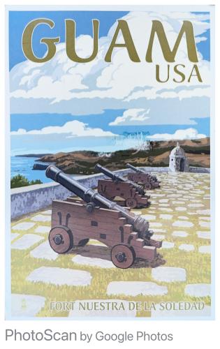 A postcard printed in Panama shows a cannon, circa 1980.