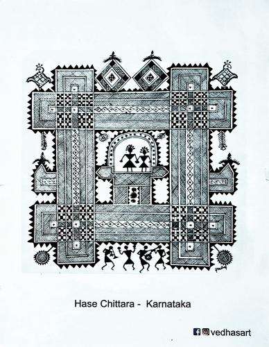Celtic cross-stitch embroidery, vintage style
