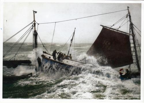 USSR - CIRCA 1980s: A postcard printed in USSR shows image of a fishing boat, circa 1980s