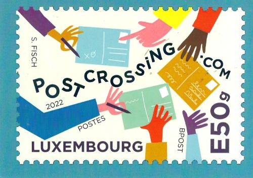 Postage stamp printed in LUXEMBOURG shows image of a group of students