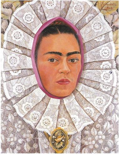 Portrait of a woman with a fan in her hand, vintage postcard