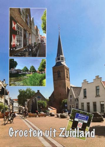 Street view of Groningen in the Netherlands