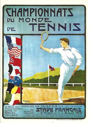USSR - CIRCA 1988: A stamp printed in USSR shows Tennis, circa 1988 USSR - CIRCA 1988: A stamp printed in USSR shows Tennis, circa 1988
