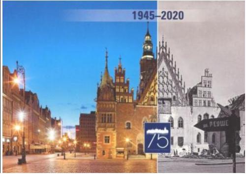 Poland, Wroclaw, Old Town Hall. Postcard.