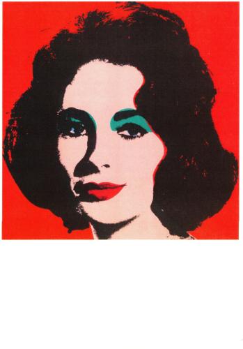 Portrait of a beautiful young woman with short hair on a red background