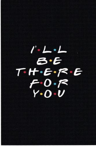 I believe in you, hand lettering on a black background.