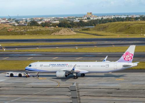 Airplane at Barcelona airport