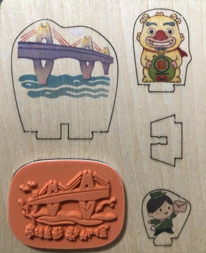 Japanese paper-cut works in a shop, Tokyo, Japan.