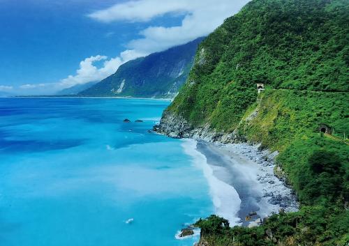 Beautiful view of the coast of the island of Madeira, Portugal