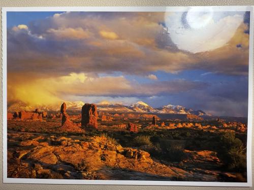 Arches National Park Mural. The original painting