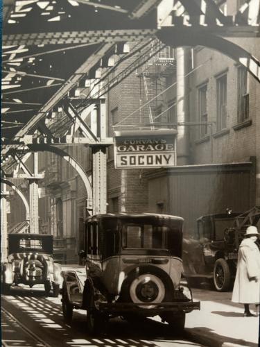 Vintage photo of the train station in New York City, USA