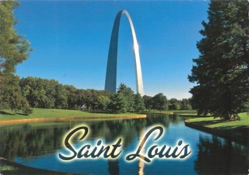 Sunset Landscape - St. Louis, Missouri, USA.