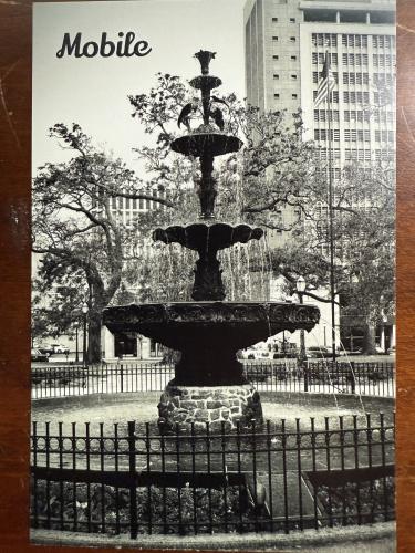 Fountain in Lower Manhattan.