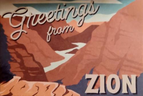 A sign in Zion National Park in Arizona. A sign in Zion National Park in Arizona.