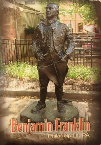 Bronze statue of George Washington