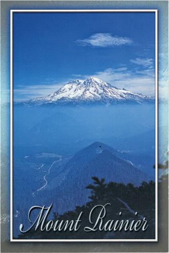 Mt Kilimanjaro. Tanzania, Africa. An original postcard
