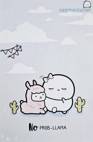 Cute cartoon hippopotamus and cow on the background of the sky