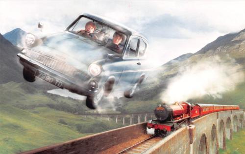 Vintage steam locomotive with passenger on the bridge. Digital painting. Vintage steam locomotive with passenger on the bridge. Digital painting.