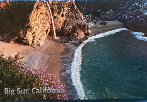 Beach with waves and waterfalls in Costa Brava, Catalonia, Spain