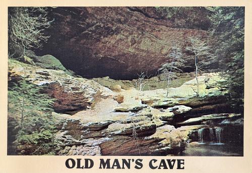 USSR - CIRCA 1987: Postcard printed in the USSR shows image of the Red Canyon, circa 1987.